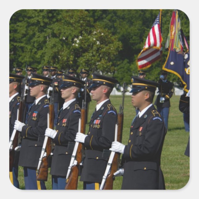 Arlington National Cemetery, Arlington, Square Sticker (Front)