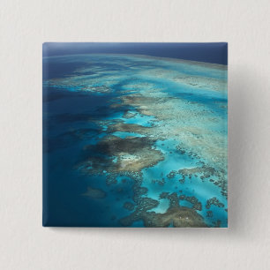Arlington Reef, Great Barrier Reef Marine Park, 2 Inch Square Button