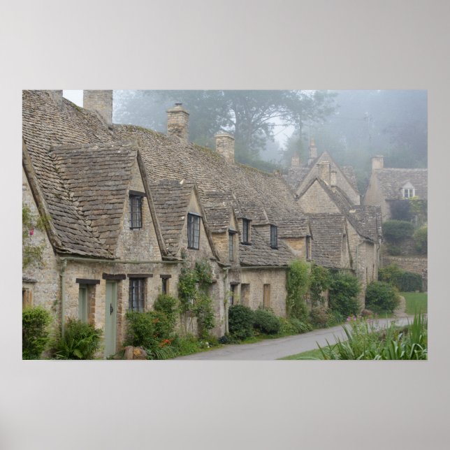 Arlington Row, Bibury affiche (Devant)