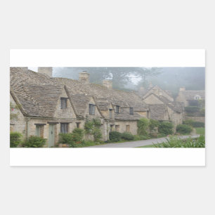 Arlington Row, Bibury rectangular sticker