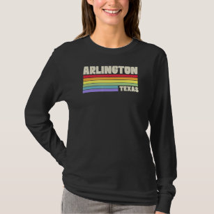 Arlington Texas Pride Rainbow Flag Gay Pride Merch T-Shirt