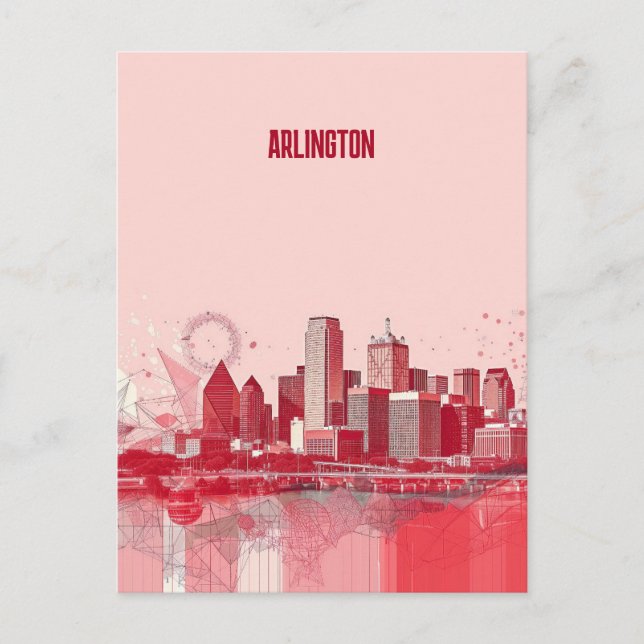 Arlington Texas Travel Postcard (Front)