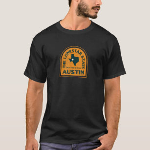 Arlington Texas Vintage Style TX State Badge T-Shirt