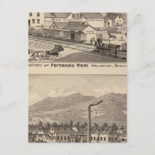 Arlington Vermont Postcard