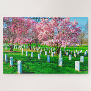 Arlington Virginia.Christmas Greetings Jigsaw Puzzle