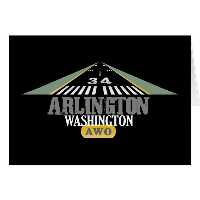 Arlington Washington - Airport Runway (Front Horizontal)
