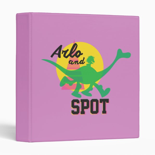 Arlo And Spot Sunset Binder (Front/Spine)