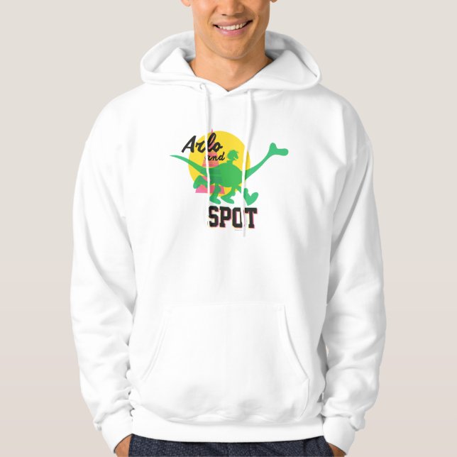Arlo And Spot Sunset Hoodie (Front)