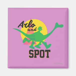 Arlo And Spot Sunset Magnet