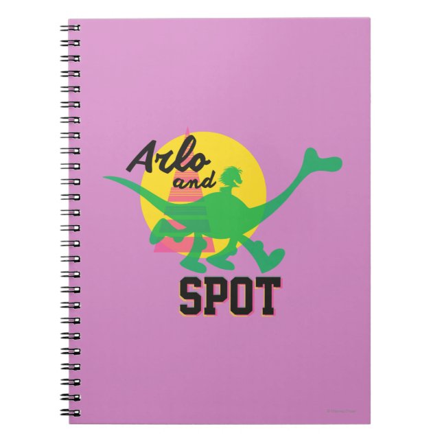 Arlo And Spot Sunset Notebook (Front)