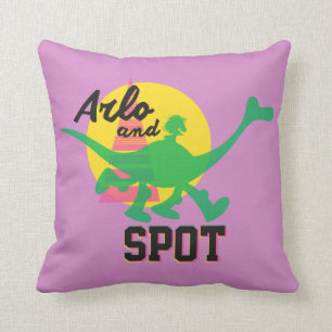 Arlo And Spot Sunset Throw Pillow