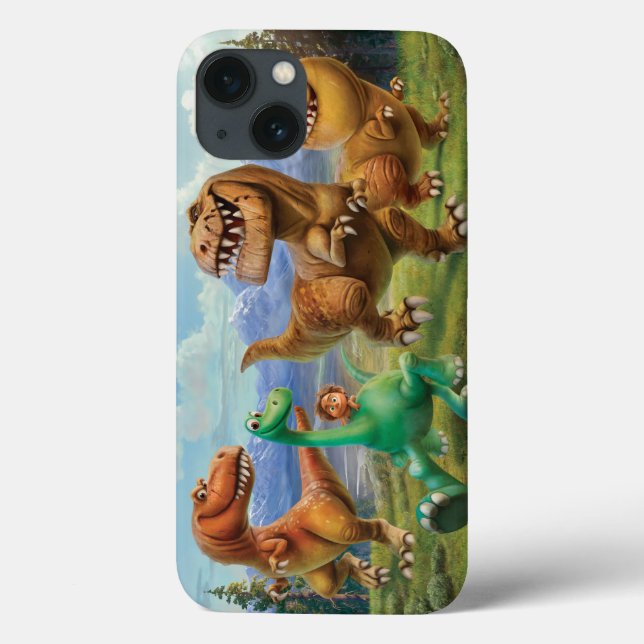 Arlo, Spot, and Ranchers In Field Case-Mate iPhone Case (Back)