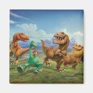 Arlo, Spot, and Ranchers In Field Magnet