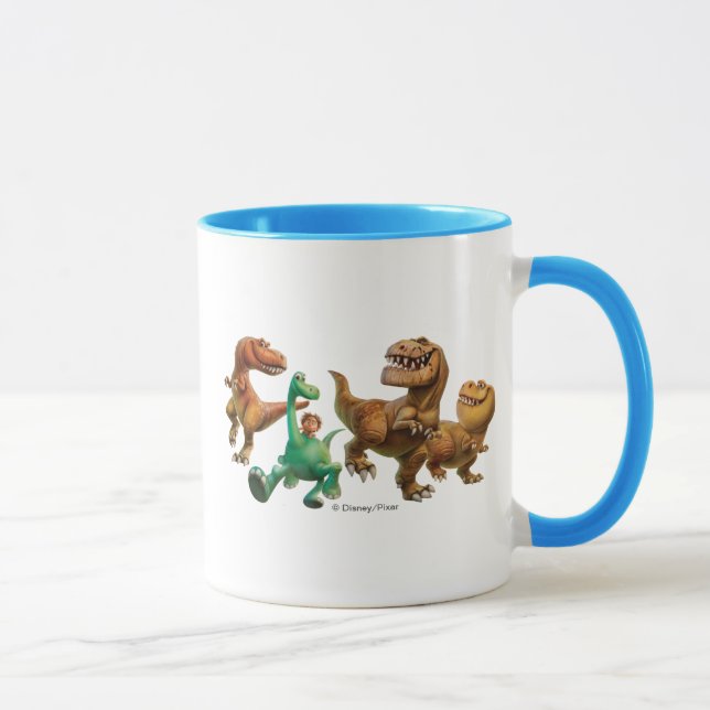 Arlo, Spot, and Ranchers In Field Mug (Right)