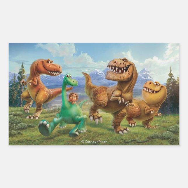 Arlo, Spot, and Ranchers In Field Sticker (Front)