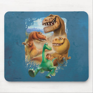 Arlo, Spot, and Ranchers In Forest Mouse Pad