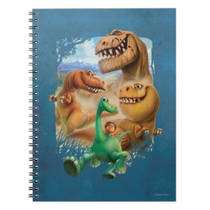 Arlo, Spot, and Ranchers In Forest Notebook