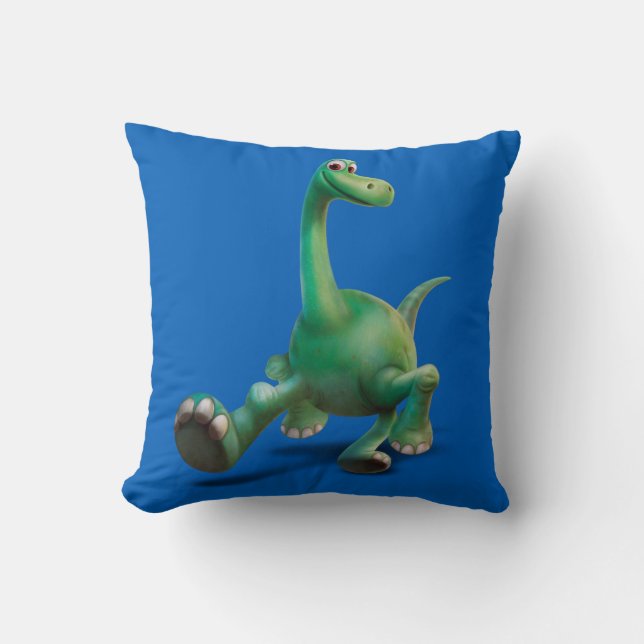 Arlo Walking Forward Throw Pillow (Front)