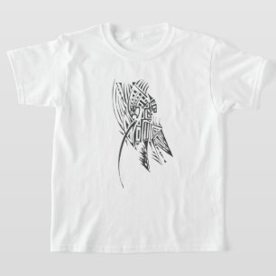 Arm Black White Abstract Tribal Tattoo Art T-Shirt