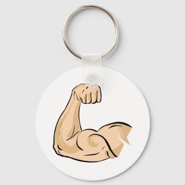 Arm Muscle Keychain (Front)