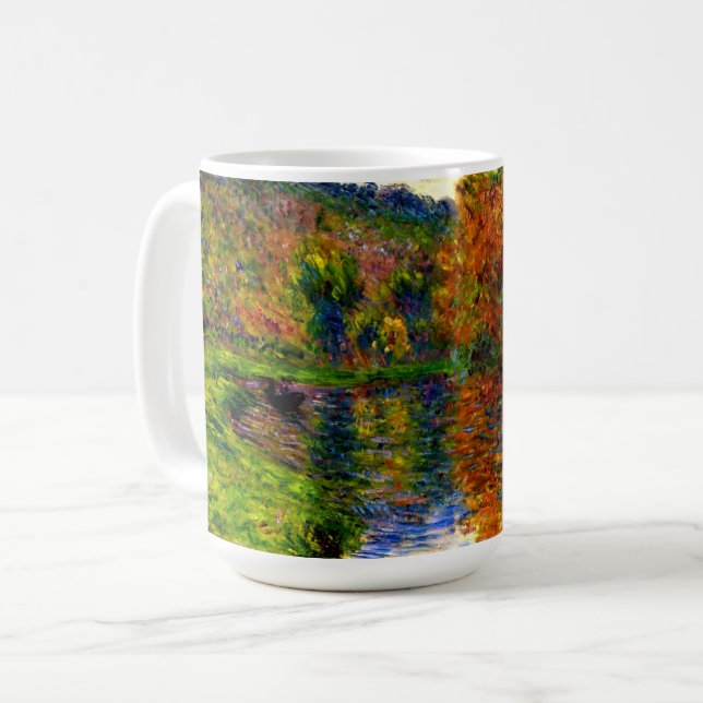 Arm of the Jeufosse, Autumn, Coffee Mug (Front Left)