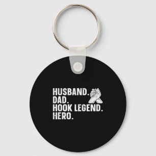 Arm Wrestling Arm Wrestler Husband. Dad. Hook Lege Keychain