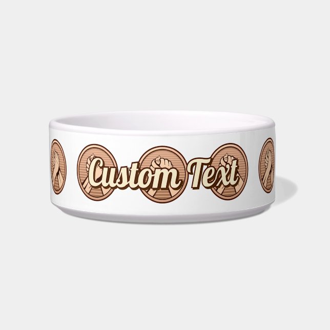 Arm wrestling Bronze Bowl (Front)