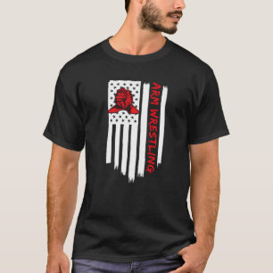 Arm Wrestling Cool Arm Wrestling Muscles Sport Arm T-Shirt