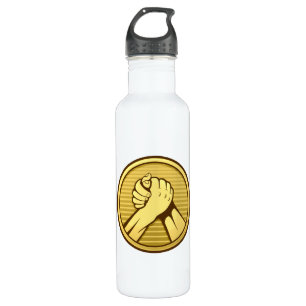 Arm wrestling Gold 710 Ml Water Bottle