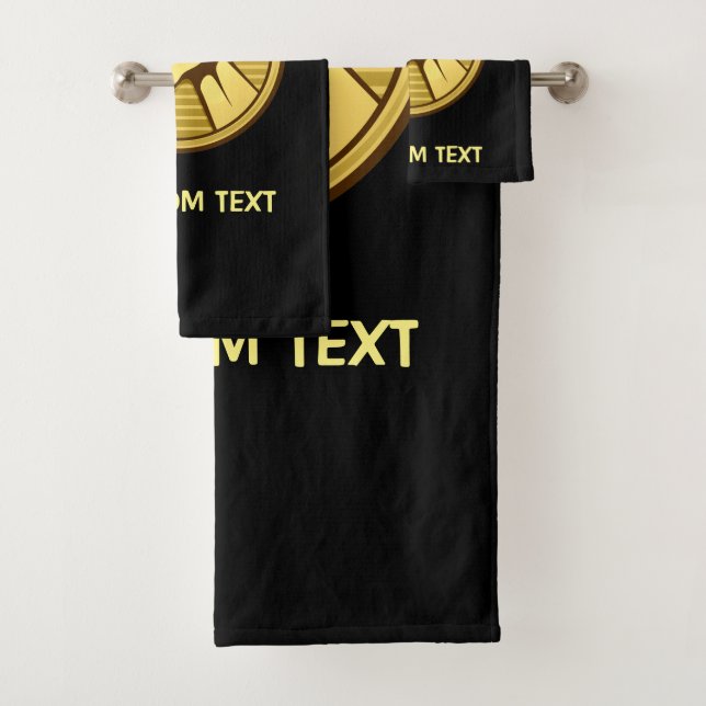 Arm wrestling Gold Bath Towel Set (Insitu)