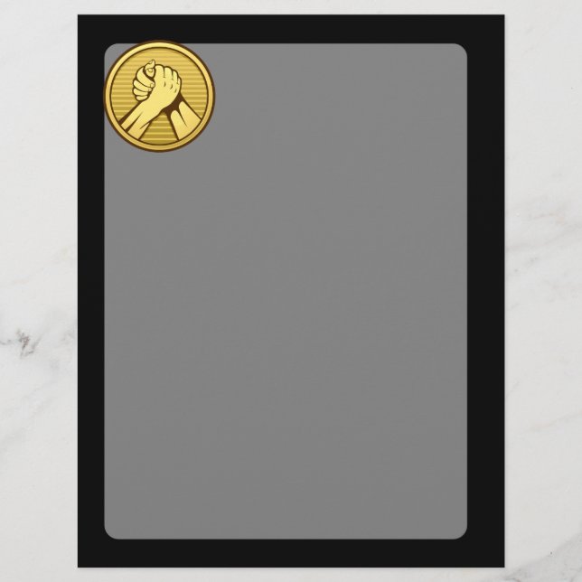 Arm wrestling Gold Flyer (Front)