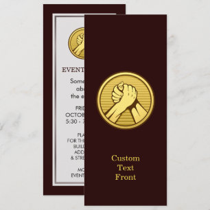 Arm wrestling Gold Invitation