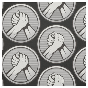 Arm wrestling Silver Fabric
