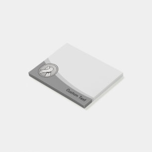 Arm Wrestling Silver Post-it Notes