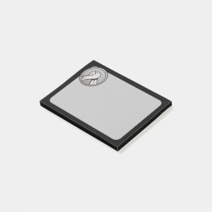 Arm wrestling Silver Post-it Notes