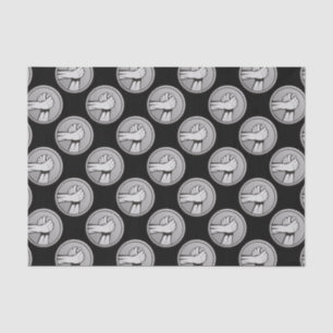 Arm wrestling Silver Tissue Paper