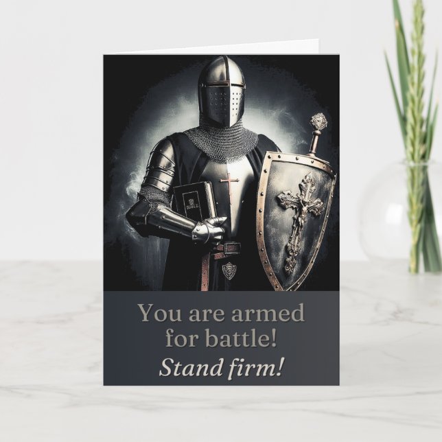 Arm Yourself for Battle Thank You Card (Front)