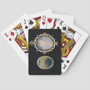 Armada Jewel, miniature of Queen Elizabeth I enclo Playing Cards
