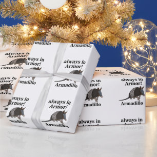 Armadillo Animal Funny Wrapping Paper