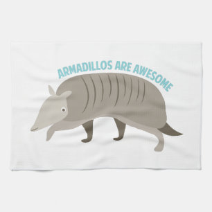 Armadillo_Armadillos_Are_Awe Kitchen Towel