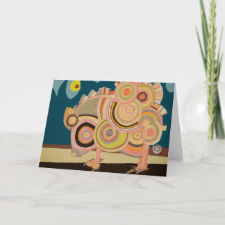 Armadillo blank note card