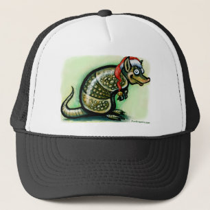 Armadillo Christmas Trucker Hat
