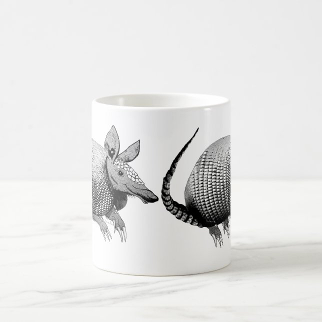 Armadillo from Texas - Glaze Coffee Mug (Center)