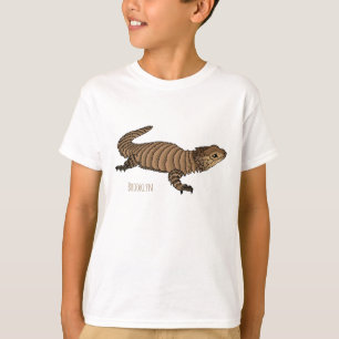 Armadillo girdled lizard cartoon illustration  T-Shirt