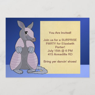 Armadillo Invitations