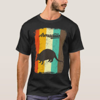 Armadillo Retro 70s Vintage Animal Art