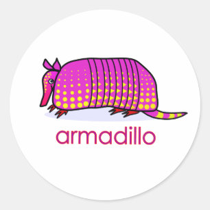 armadillo sticker
