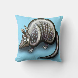 Armadillo Throw Pillow
