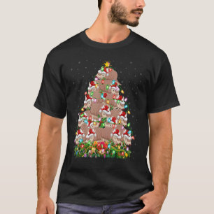 Armadillo  Xmas Lights Santa Armadillo Christmas T T-Shirt