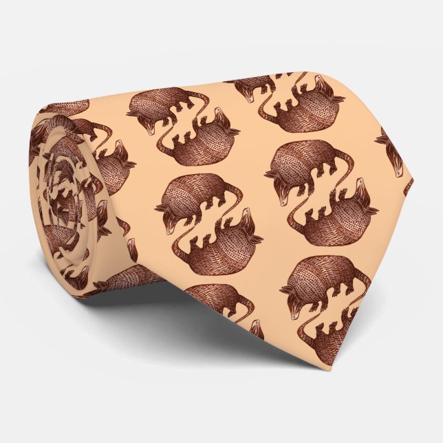 Armadillo Yin Yang Tie (Rolled)
